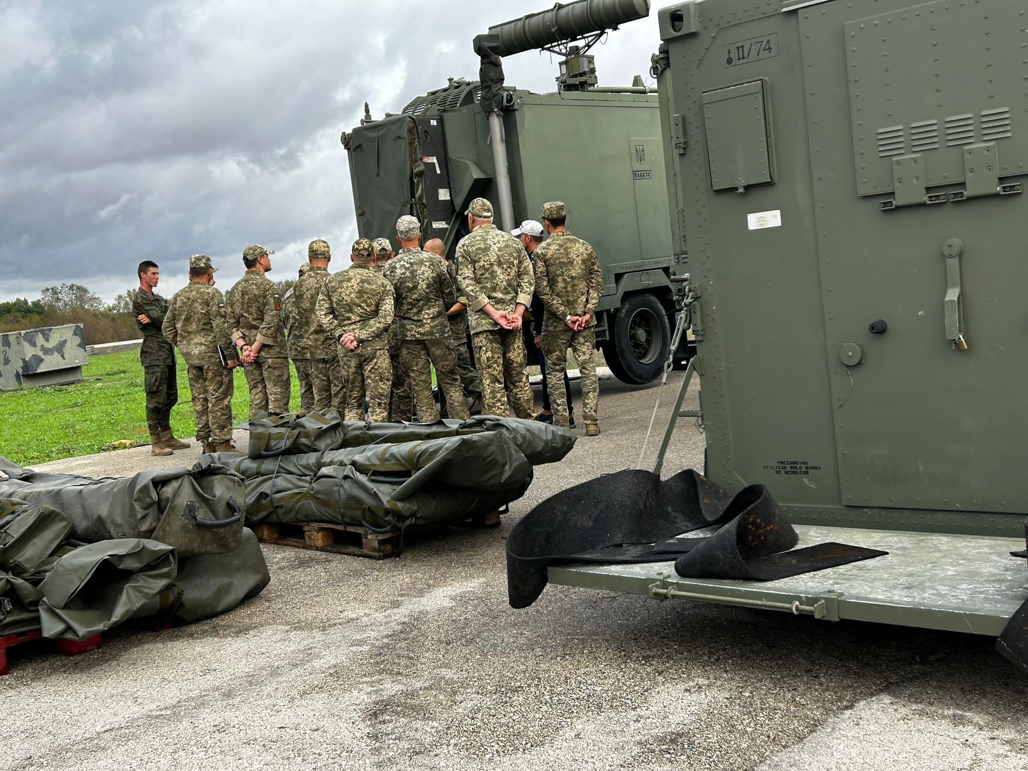 Украинские военные на обучении в Испании