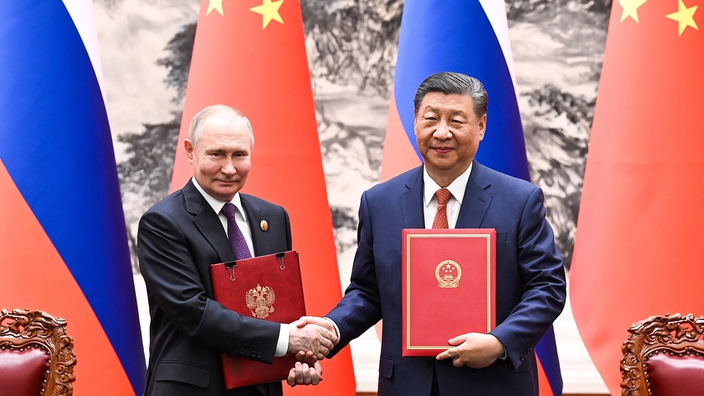 Встреча Си Цзиньпина и Владимира Путина в Пекине, май 2024 года