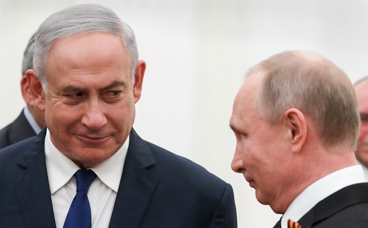 Биньямин Нетаньяху и Владимир Путин
